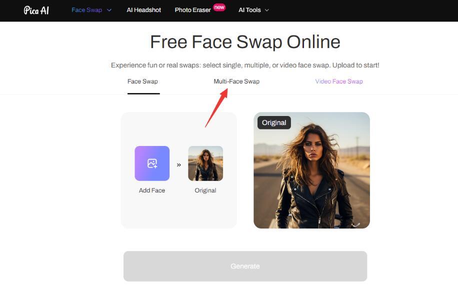 How to Use It Pica AI Face Swap - 1